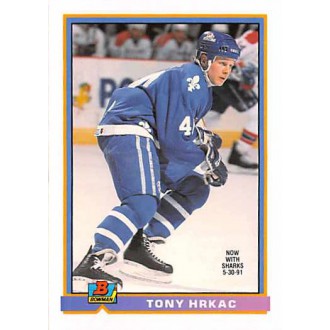 Řadové karty - Hrkac Tony - 1991-92 Bowman No.141