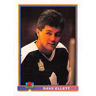 Řadové karty - Ellett Dave - 1991-92 Bowman No.163