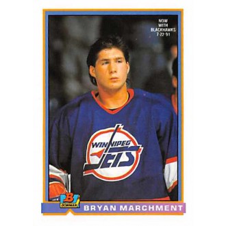 Řadové karty - Marchment Bryan - 1991-92 Bowman No.208