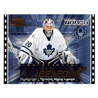Insertní karty - Belfour Ed - 2003-04 Invincible Freeze Frame No.22