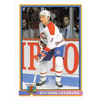Řadové karty - Lefebvre Sylvain - 1991-92 Bowman No.332