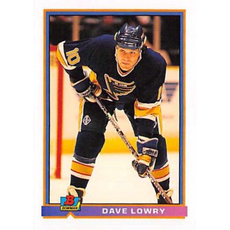 Řadové karty - Lowry Dave - 1991-92 Bowman No.373