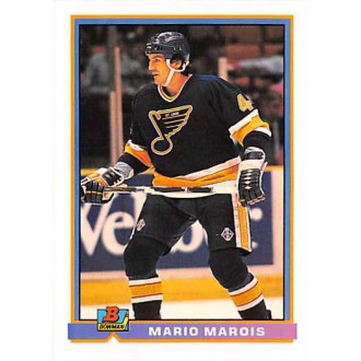 Řadové karty - Marois Mario - 1991-92 Bowman No.380
