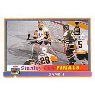 Řadové karty - Game 1 Cup Finals - 1991-92 Bowman No.419