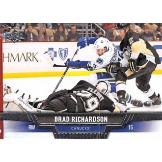 Řadové karty - Richardson Brad - 2013-14 Upper Deck No.253
