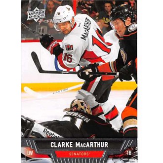 Řadové karty - MacArthur Clarke - 2013-14 Upper Deck No.406