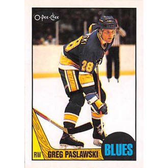 Řadové karty - Paslawski Greg - 1987-88 O-Pee-Chee No.10