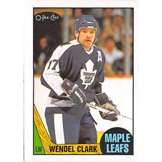 Řadové karty - Clark Wendel - 1987-88 O-Pee-Chee No.12
