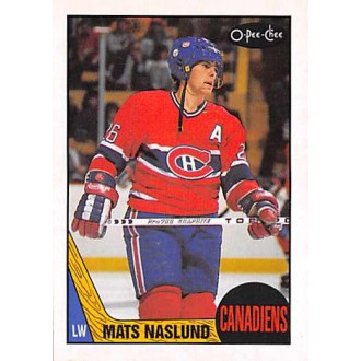 Řadové karty - Naslund Mats - 1987-88 O-Pee-Chee No.16