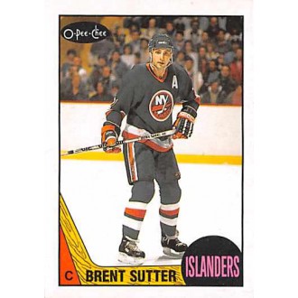 Řadové karty - Sutter Brent - 1987-88 O-Pee-Chee No.27