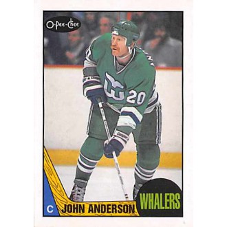 Řadové karty - Anderson John - 1987-88 O-Pee-Chee No.45