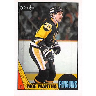 Řadové karty - Mantha Moe - 1987-88 O-Pee-Chee No.51