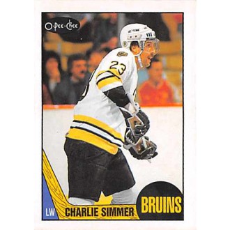 Řadové karty - Simmer Charlie - 1987-88 O-Pee-Chee No.52