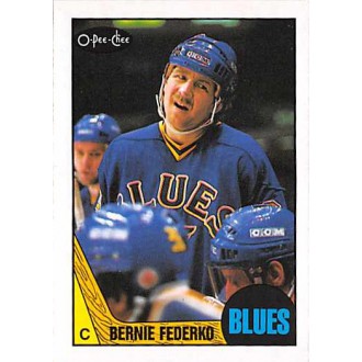 Řadové karty - Federko Bernie - 1987-88 O-Pee-Chee No.83