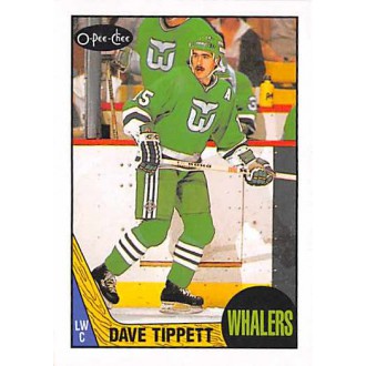 Řadové karty - Tippett Dave - 1987-88 O-Pee-Chee No.86