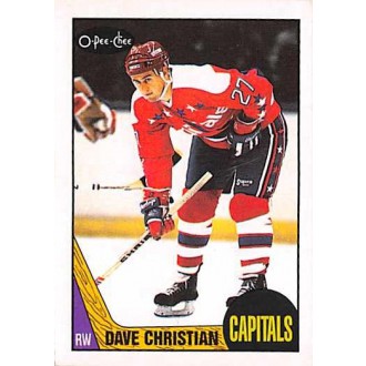 Řadové karty - Christian Dave - 1987-88 O-Pee-Chee No.88