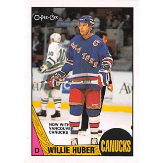 Řadové karty - Huber Willie - 1987-88 O-Pee-Chee No.93