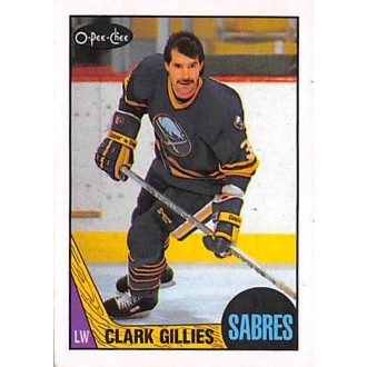 Řadové karty - Gillies Clark - 1987-88 O-Pee-Chee No.96