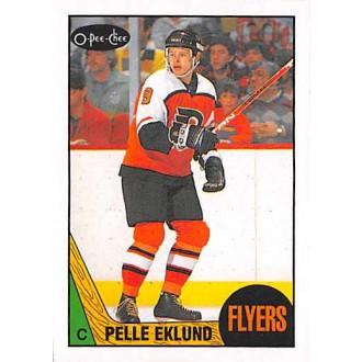 Řadové karty - Eklund Pelle - 1987-88 O-Pee-Chee No.98