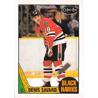 Řadové karty - Savard Denis - 1987-88 O-Pee-Chee No.127