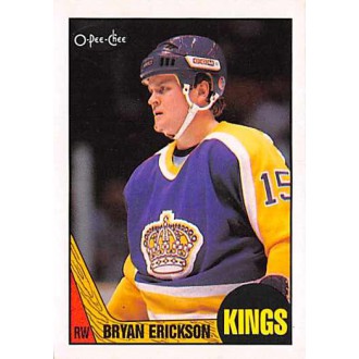 Řadové karty - Erickson Bryan - 1987-88 O-Pee-Chee No.130