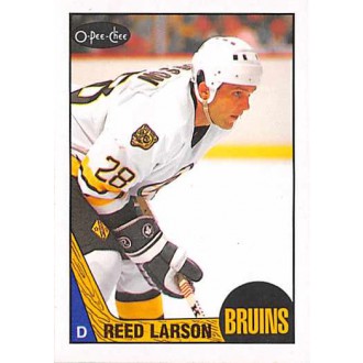 Řadové karty - Larson Reed - 1987-88 O-Pee-Chee No.131