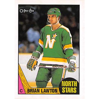 Řadové karty - Lawton Brian - 1987-88 O-Pee-Chee No.145
