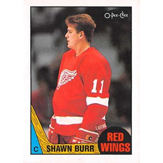 Řadové karty - Burr Shawn - 1987-88 O-Pee-Chee No.164