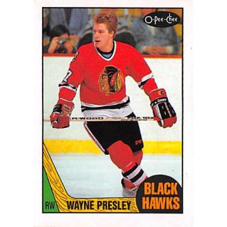 Řadové karty - Presley Wayne - 1987-88 O-Pee-Chee No.179