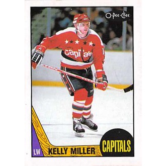 Řadové karty - Miller Kelly - 1987-88 O-Pee-Chee No.189