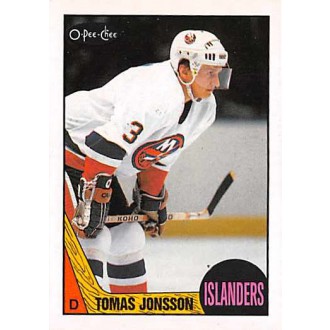 Řadové karty - Jonsson Tomas - 1987-88 O-Pee-Chee No.190