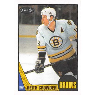 Řadové karty - Crowder Keith - 1987-88 O-Pee-Chee No.194