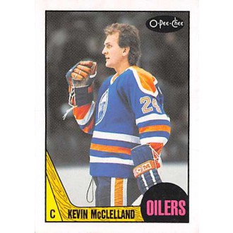 Řadové karty - McClelland Kevin - 1987-88 O-Pee-Chee No.201
