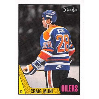 Řadové karty - Muni Craig - 1987-88 O-Pee-Chee No.206