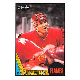 Řadové karty - Wilson Carey - 1987-88 O-Pee-Chee No.211