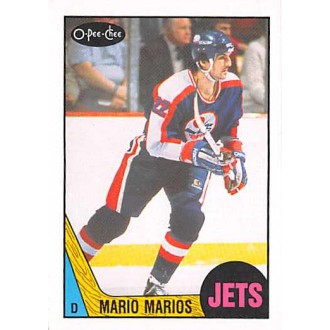 Řadové karty - Marios Mario - 1987-88 O-Pee-Chee No.220