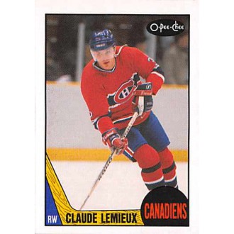 Řadové karty - Lemieux Claude - 1987-88 O-Pee-Chee No.227