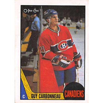 Řadové karty - Carbonneau Guy - 1987-88 O-Pee-Chee No.232