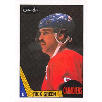 Řadové karty - Green Rick - 1987-88 O-Pee-Chee No.234