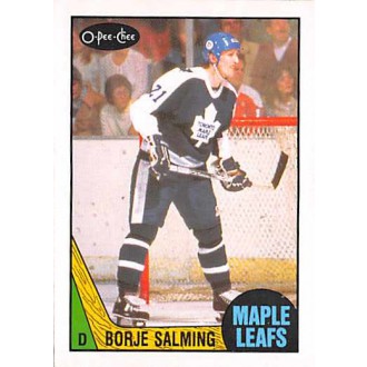 Řadové karty - Salming Borje - 1987-88 O-Pee-Chee No.237