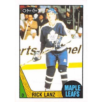 Řadové karty - Lanz Rick - 1987-88 O-Pee-Chee No.239