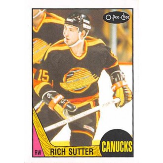 Řadové karty - Sutter Rich - 1987-88 O-Pee-Chee No.258