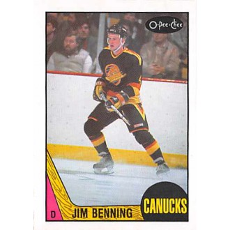 Řadové karty - Benning Jim - 1987-88 O-Pee-Chee No.260
