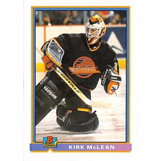 Řadové karty - McLean Kirk - 1991-92 Bowman No.310
