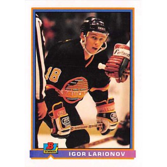 Řadové karty - Larionov Igor - 1991-92 Bowman No.326