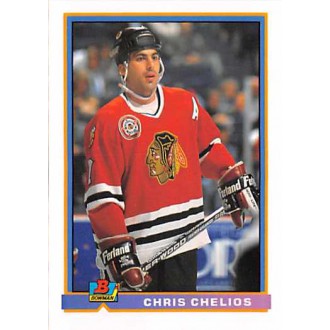Řadové karty - Chelios Chris - 1991-92 Bowman No.398
