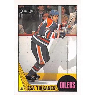 Řadové karty - Tikkanen Esa - 1987-88 O-Pee-Chee No.7