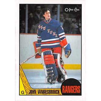 Řadové karty - Vanbiesbrouck John - 1987-88 O-Pee-Chee No.36