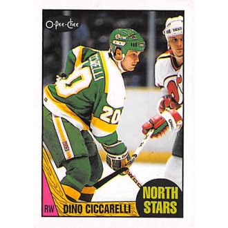 Řadové karty - Ciccarelli Dino - 1987-88 O-Pee-Chee No.81