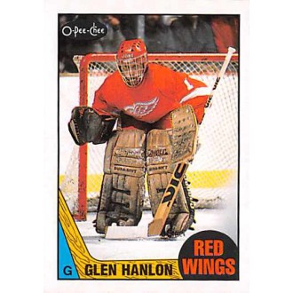 Řadové karty - Hanlon Glen - 1987-88 O-Pee-Chee No.89
